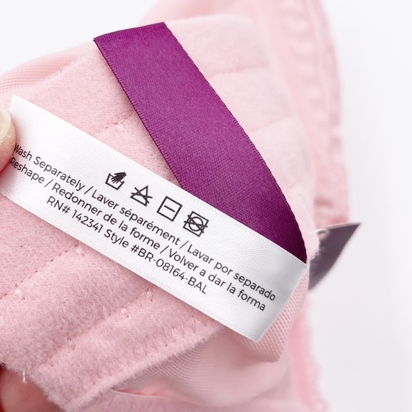 Adore Me Nymphadora Contour Bra Coral Blush Pink Heart Lace Size 38DDD - Picture 6 of 7